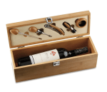 CAJA DE VINOS CON ACCESORIOS