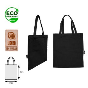 Bolso de lienzo negro